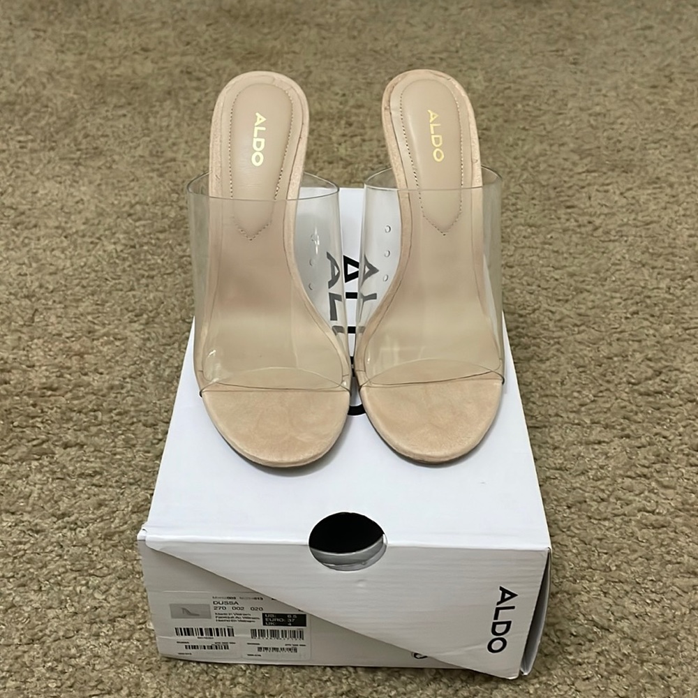 Aldo Dussa clear mules